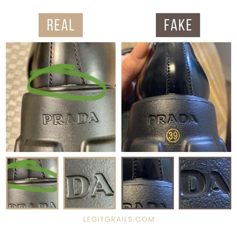 Prada shoes spotting fake